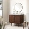 James Martin Vanities Amberly 36in Single Vanity, Mid-Century Walnut w/ 3 CM Eternal Jasmine Pearl Top 670-V36-WLT-3EJP - alternate 4